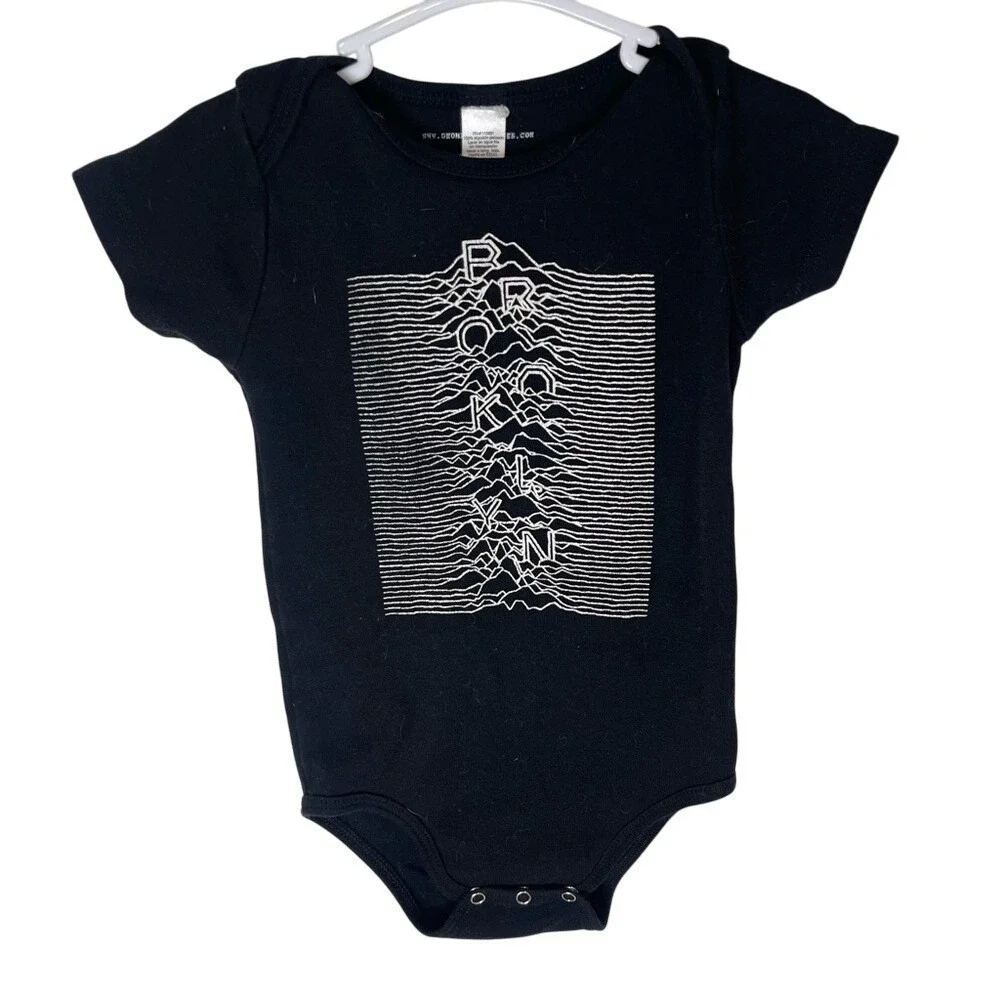 Gnome Enterprises‎ Brooklyn Jumper Vintage Concert Tee Baby Romper 12-18 Months